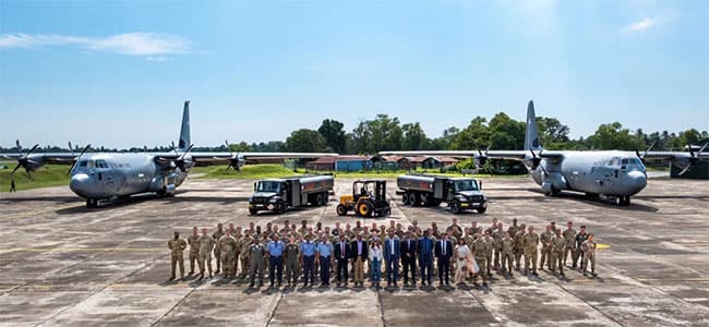 Two US Air Force C-130J Super Hercules aircraft in Sri Lanka to support ongoing Cyclone Ditwah response