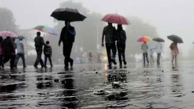 Showers expected in several provinces tomorrow