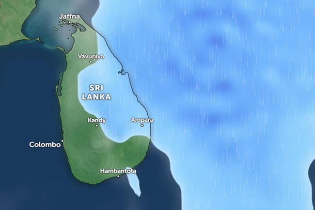 Showers likely in several parts of the country after 1pm tomorrow