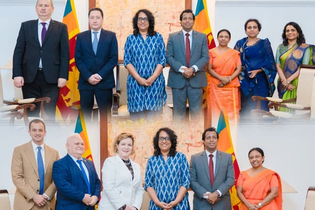 PM highlights global support for Sri Lanka’s recovery efforts in meetings with foreign envoys