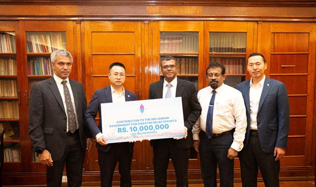 CHEC Port City Colombo donates Rs. 10M, provides critical support for Sri Lanka’s recovery