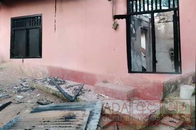 Individual hacked to death in Matugama, area residents set fire to suspect’s house