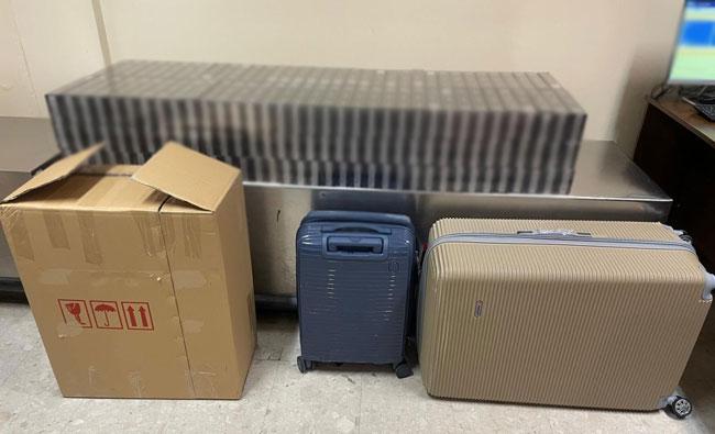 21-year-old arrested at BIA while attempting to smuggle foreign cigarettes worth Rs. 6.3 mln