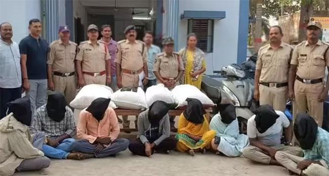 Software Engineer among eight arrested for smuggling cannabis from Odisha to Sri Lanka