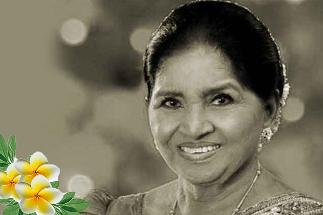 Public pays final respects to legendary singer Latha Walpola