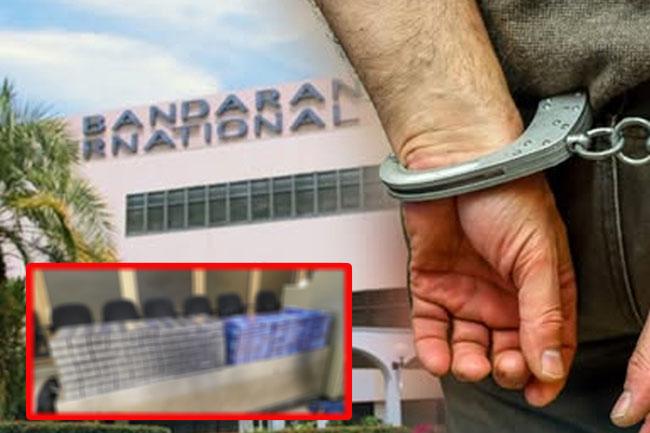 Duo nabbed at BIA while attempting to smuggle cigarettes worth over Rs. 11 million