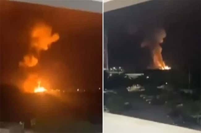 Column of smoke seen, loud noises heard in Venezuelan capital