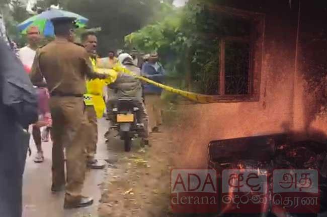 Galenbindunuwewa House Fire: Death toll rises as suspect’s wife dies