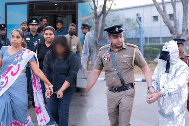Two criminal gang members and female suspect brought back to Sri Lanka from Dubai