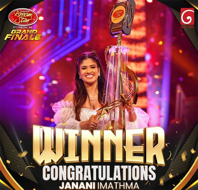 Janani Imathma crowned winner of ‘Derana Dream Star - Season 12’