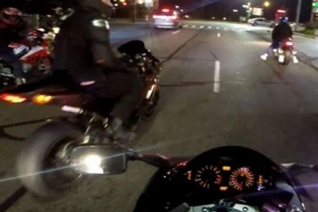 Matale Police crackdown on illegal street racing, 10 motorcycles seized