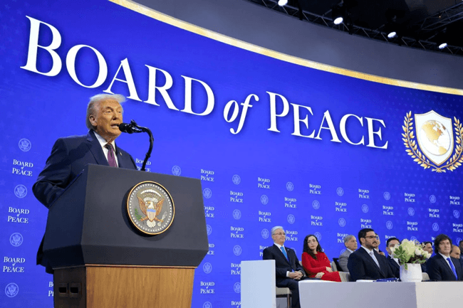 Trump launches ‘Board of Peace’ at Davos signing ceremony