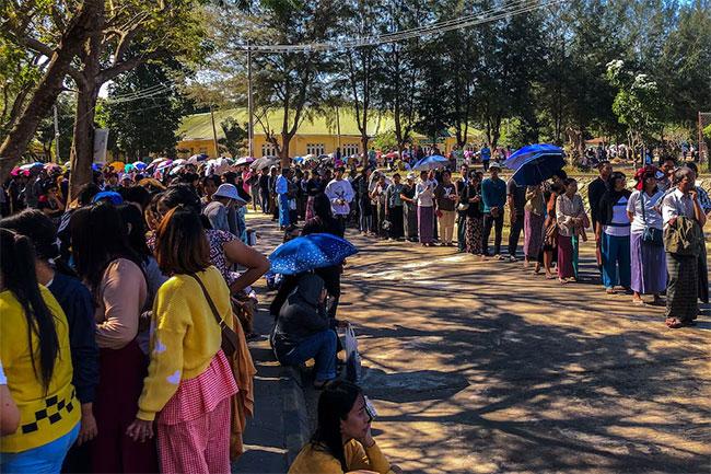Myanmar’s junta leader dismisses critics as military allies head for landslide election win