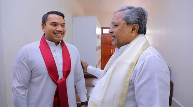 Namal, Karnataka CM hold talks to explore opportunities for Indo-Sri Lanka collaboration