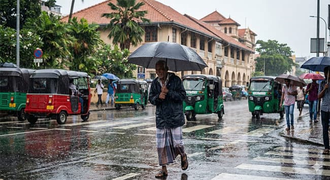 Fairly heavy rainfall expected in parts of the island