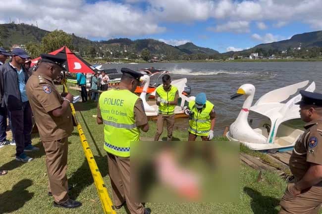Body of newborn found floating in Nuwara Eliya Gregory Lake