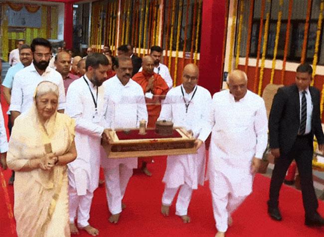 Lord Buddha’s sacred relics from Gujarat to arrive in Sri Lanka today