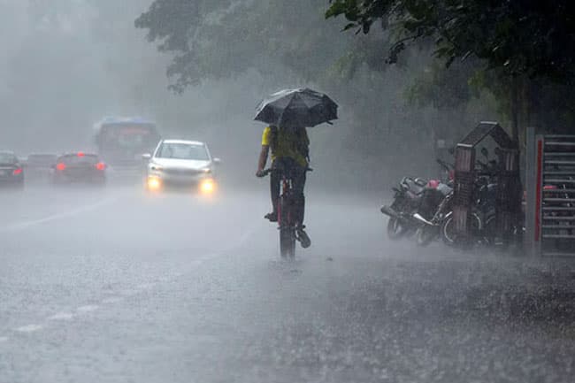 Showers above 75mm expected in parts of the island