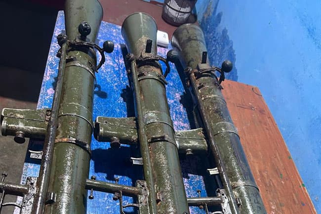 Three Swedish-made rocket launchers found buried in Batticaloa