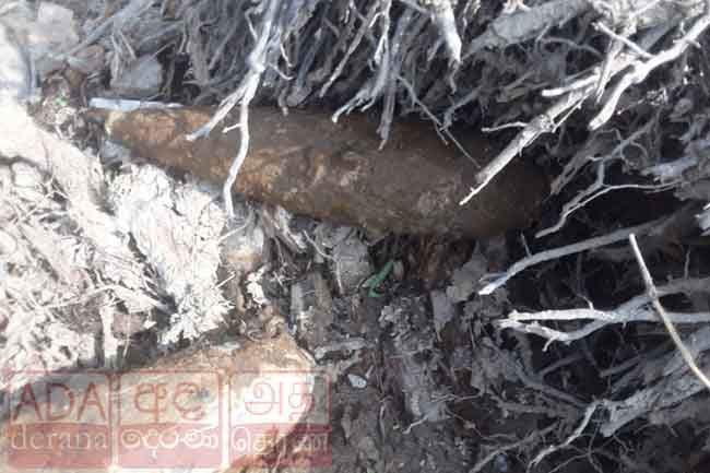 23 mortar shells recovered from property in Kalutara