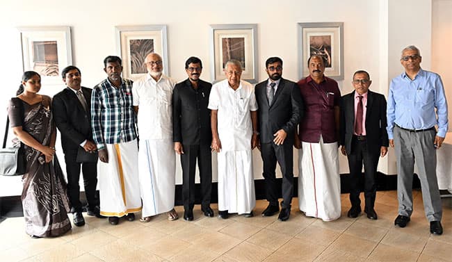 JVP delegation discusses tourism, cultural ties with Kerala Chief Minister