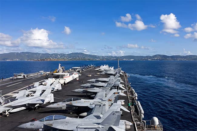 Trump says Iran regime change could be ‘best thing’ as second carrier heads to Middle East