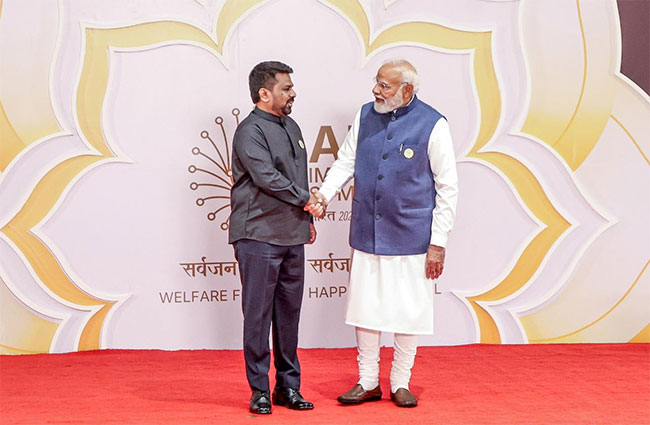 President Anura Kumara meets Indian PM Narendra Modi in New Delhi