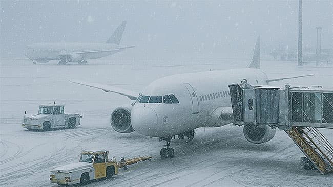 More than 5,000 flights cancelled as US east coast digs out of record snow