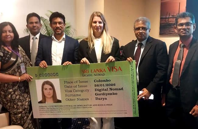 Sri Lanka officially launches Digital Nomad Visa facility; first recipients welcomed