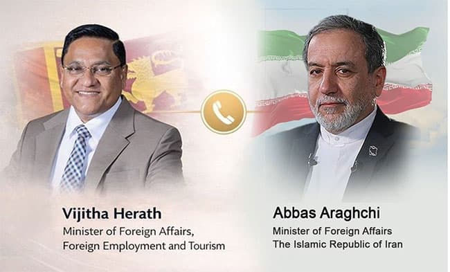 Sri Lanka expressed grave concern over escalation of hostilities: FM on phone call with Iran’s FM