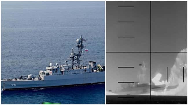 Iran says warship sunk by US was ‘unarmed’ and on ceremonial mission