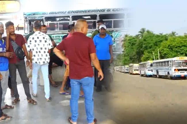 Bus strike on 143 Hanwella–Colombo route