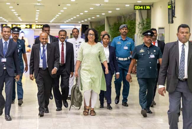 PM Harini departs for Manila to attend ADB International Women’s Day events