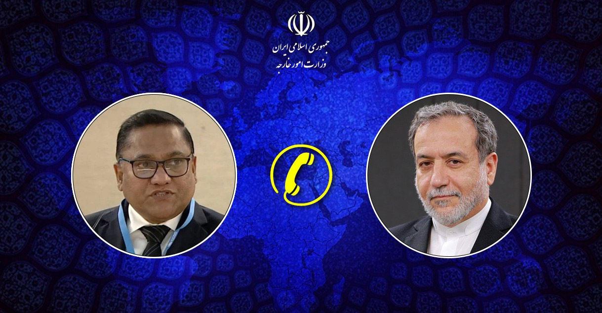 Iranian FM thanks Sri Lanka for rescuing crew of ‘IRIS Dena’ and repatriation of 84 bodies