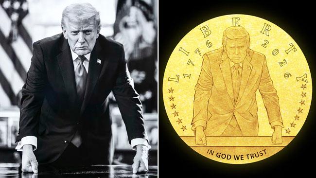 Trump’s 24-karat gold coin approved by hand-picked federal panel