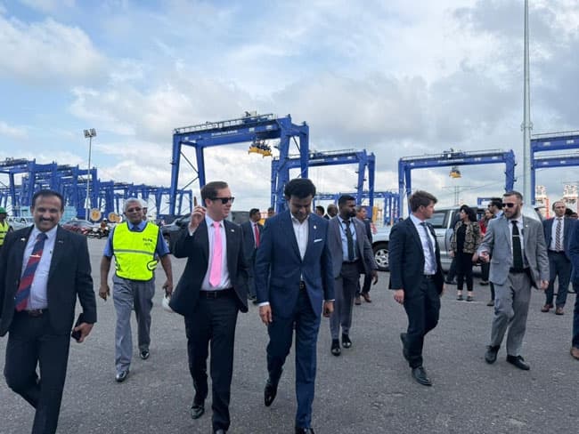 US Special Envoy emphasises strategic role of Colombo Port in global trade