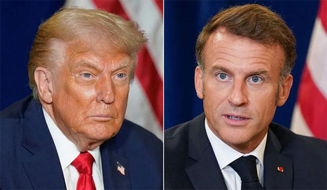 ‘Be serious... don’t speak every day’: Macron criticises Trump approach to Iran war