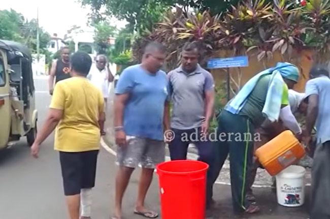 Over 500 families affected by water shortage in Rukmalgama Housing Scheme