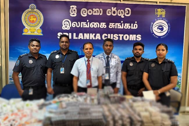 Four Sri Lankans arrested at BIA for attempted smuggling of medicines worth Rs. 10M