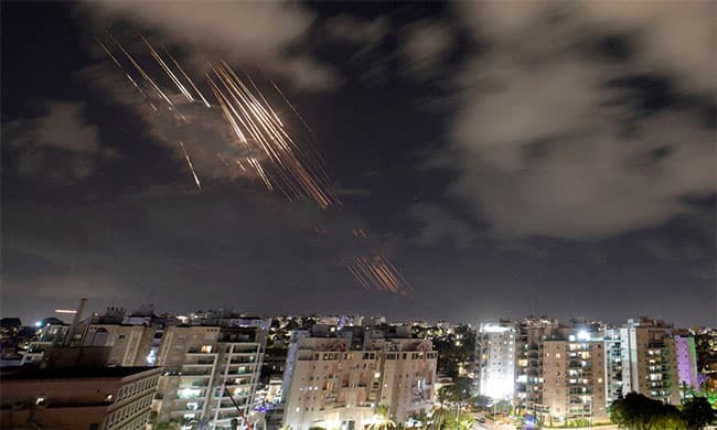 Missile warnings in northern Israel