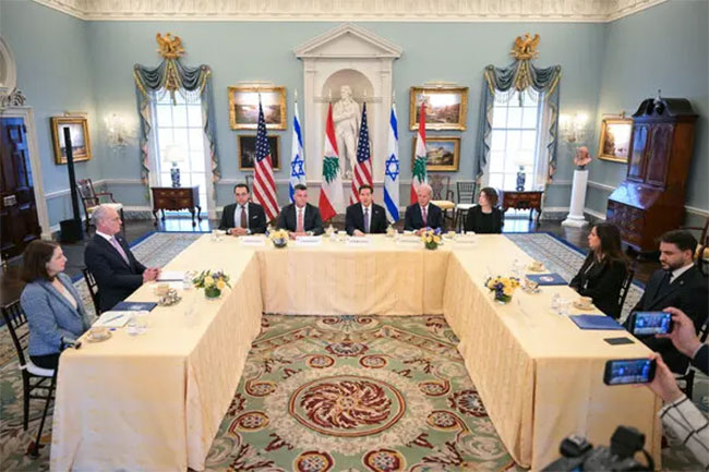 No breakthrough during historic talks between Lebanon and Israel