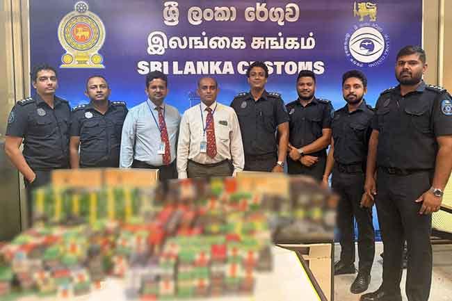 Two Bangladeshi nationals arrested with foreign cigarettes worth Rs. 4.26 mln at BIA