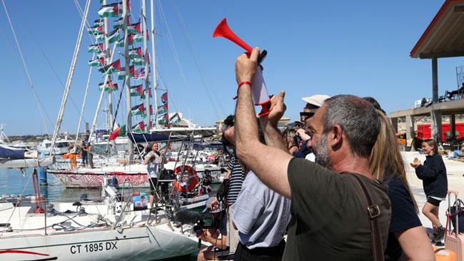 Israeli navy intercepts Global Sumud Flotilla vessels heading to Gaza