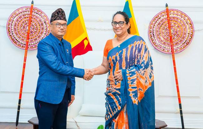 Sri Lanka and Nepal reaffirm bilateral ties during Ambassador’s farewell call on PM