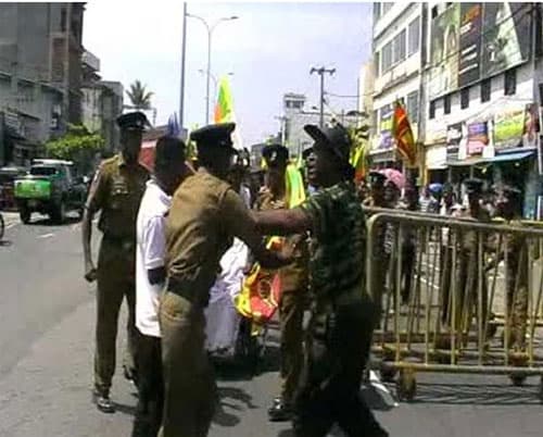 VIDEO: UPFA candidate Ajith Prasanna arrested