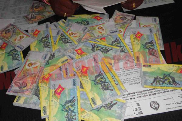 Four arrested with fake currency, printing machine