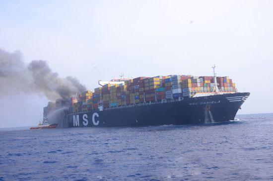 Efforts to douse fire on MSC Daniela still ongoing