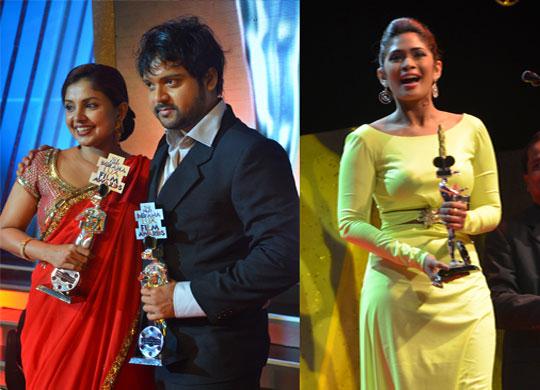Pubudu and Dilhani win Best Actor and Actress at Derana Lux Film Awards