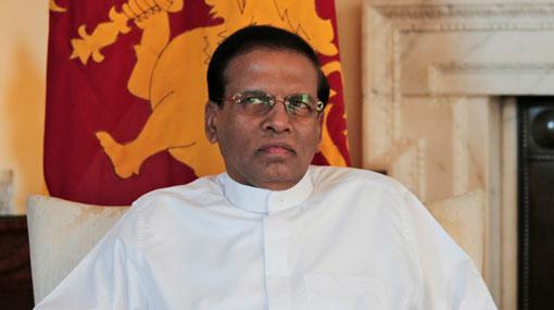 President Sirisena condoles with Japanese earthquake victims