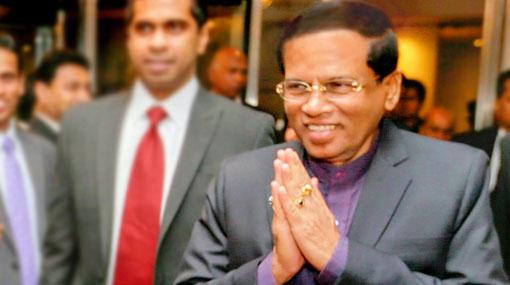 President Sirisena to leave for Maldives on Sunday